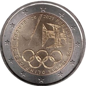 2021 Portogallo € 2 Olimpiadi Tokyo