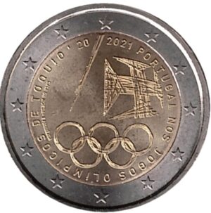 2021 Portogallo € 2 Olimpiadi Tokyo
