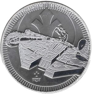 2021 Niue 1 oncia Star Wars Millenium Falcon