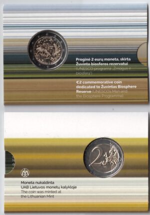 2021 Lituania € 2 Biosfera in Card