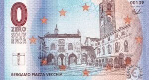 0€ Souvenir Italia n° 009 -Bergamo, Piazza vecchia-