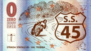 0€ Souvenir Italia n° 016 -Val Trebbia, Strada Statale 45-