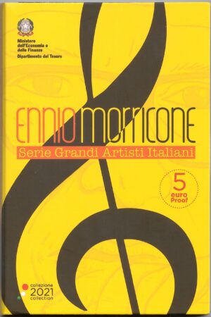 2021 Italia € 5 Ennio Morricone CuproNikel