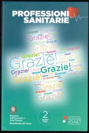 2021 Italia € 2 Professioni Sanitarie in Card