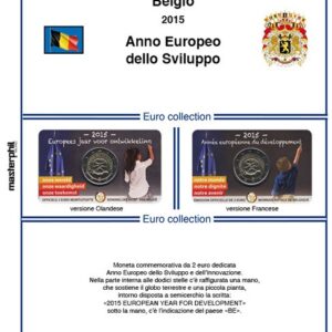 2015 Belgio € 2 Sviluppo in Card Aggiornamento Masterphil