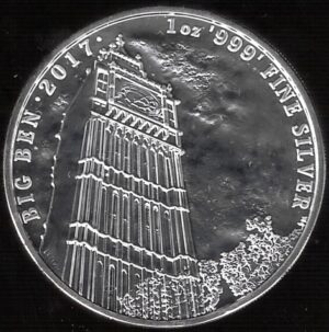 2017 Gran Bretagna 1 oncia Big Ben