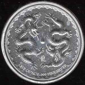 2018 Niue 1 oncia Drago