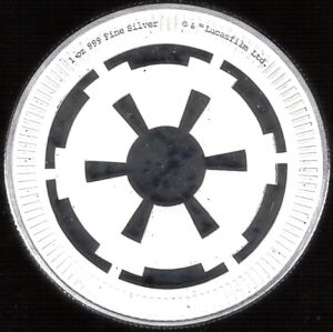 2021 Niue 1 oncia Star Wars Galactic Empire