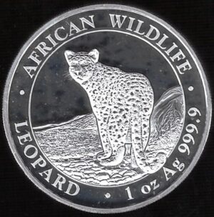 2018 Somalia 1 oncia Leopardo