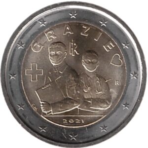 2021 Italia € 2 Professioni Sanitarie