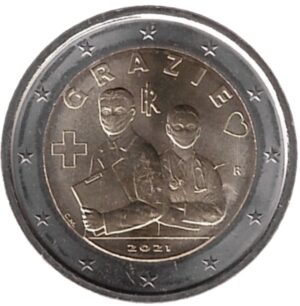 2021 Italia € 2 Professioni Sanitarie