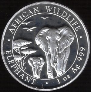 2015 Somalia 1 oncia Elefante