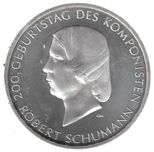 2010 Germania € 10 Argento 200 Nascita di Robert Schuman