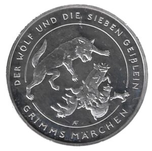 2020 Germania € 20 Argento Lupo e capretti - Fratelli Grimm