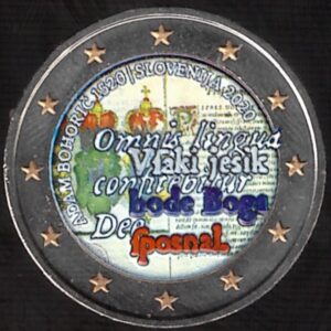 2020 Slovenia € 2 500° Anniversario della nascita di Adam Bohoric Colore