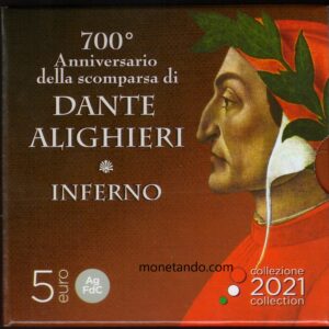 2021 Italia € 5 Dante - Inferno