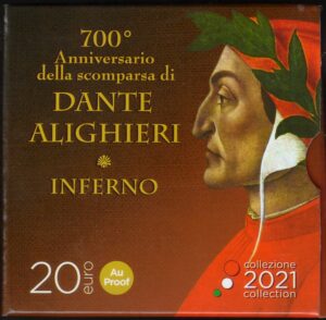 2021 Italia € 20 Dante - Inferno
