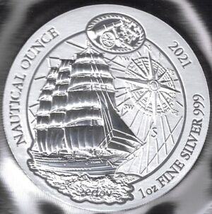 2021 Ruanda 1 oncia Nautica
