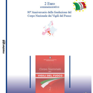 2020 Italia € 2  Coin card Vigili del fuoco Aggiornamento Masterphil