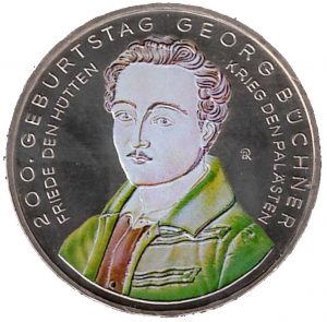 2013 Germania € 10 200° anniversario - Nascita di Georg Büchner