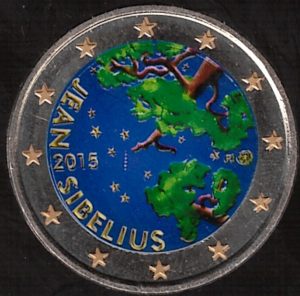 2015 Finlandia € 2 Sibelius Colore