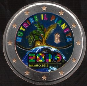 2015 Italia € 2 Expo Colore