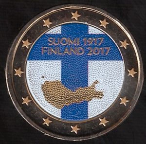 2017 Finlandia € 2 Indipendenza Colore