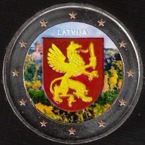 2017 Lettonia € 2 Latgale Colore