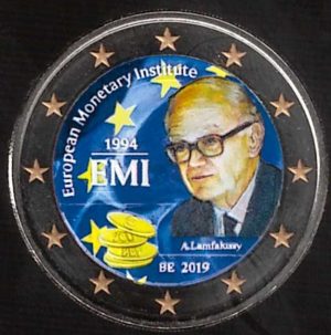 2019 Belgio € 2 EMI Colore