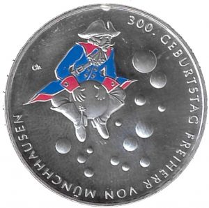2020 Germania € 20 Argento 300° anniversario - Nascita del Barone di Münchhausen