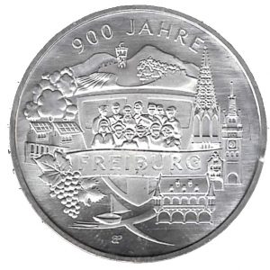 2020 Germania € 20 Argento 900° Anniversario di Friburgo
