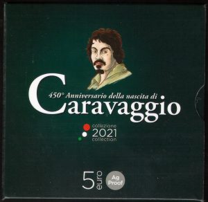 2021 Italia € 5 Caravaggio