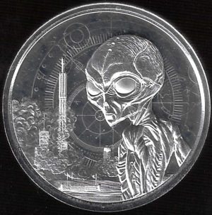 2021 Ghana 1 oncia Alien