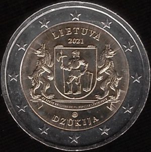 2021 Lituania € 2 Regione Dzukija