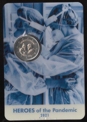 2021 Malta € 2 Heroes of the Pandemic blister - immagine 2