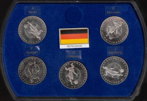 2011 Germania € 10 Calcio Femminile 5 zecche