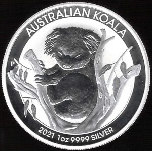 2021 Australia 1 oncia Koala