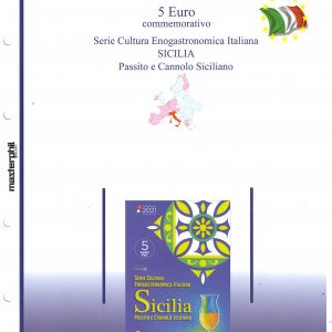 2021 Italia € 5 Sicilia - Cannolo e Passito Aggiornamento Masterphil