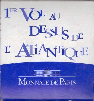 2002 Francia 1 1/2€ 1° Volo Atlantico in solitario FS