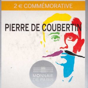2013 Francia € 2 De Coubertin PROOF