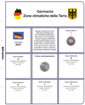 2021 Germania € 5 polimero Zona Polare Aggiornamento Masterphil