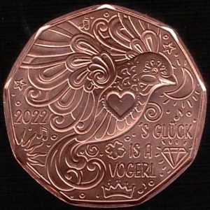 2022.1 Austria € 5 Rame Anno Nuovo
