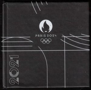 2021 Francia € 2 Olimpiadi " Parigi 2024 " Fondo Specchio