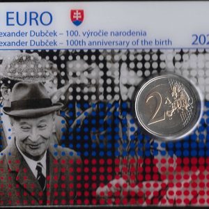 2021 Slovacchia € 2 100° Alexandra Dubcek Card