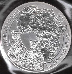 2013 Ruanda 1 oncia