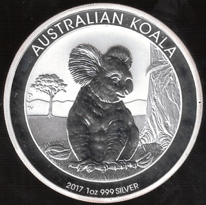 2017 Australia 1 oncia Koala