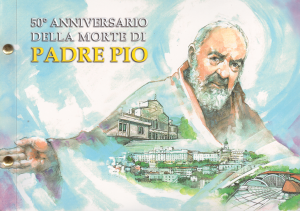 2018 Vaticano Busta Filatelico Numismatica Padre Pio