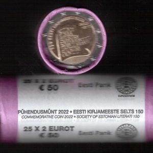 2022 Estonia € 2 Scrittori Rotolino