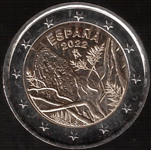 2022 Spagna € 2 Parco Garajonay