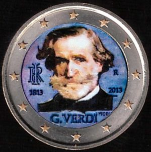 2013 Italia € 2 Giuseppe Verdi Colore